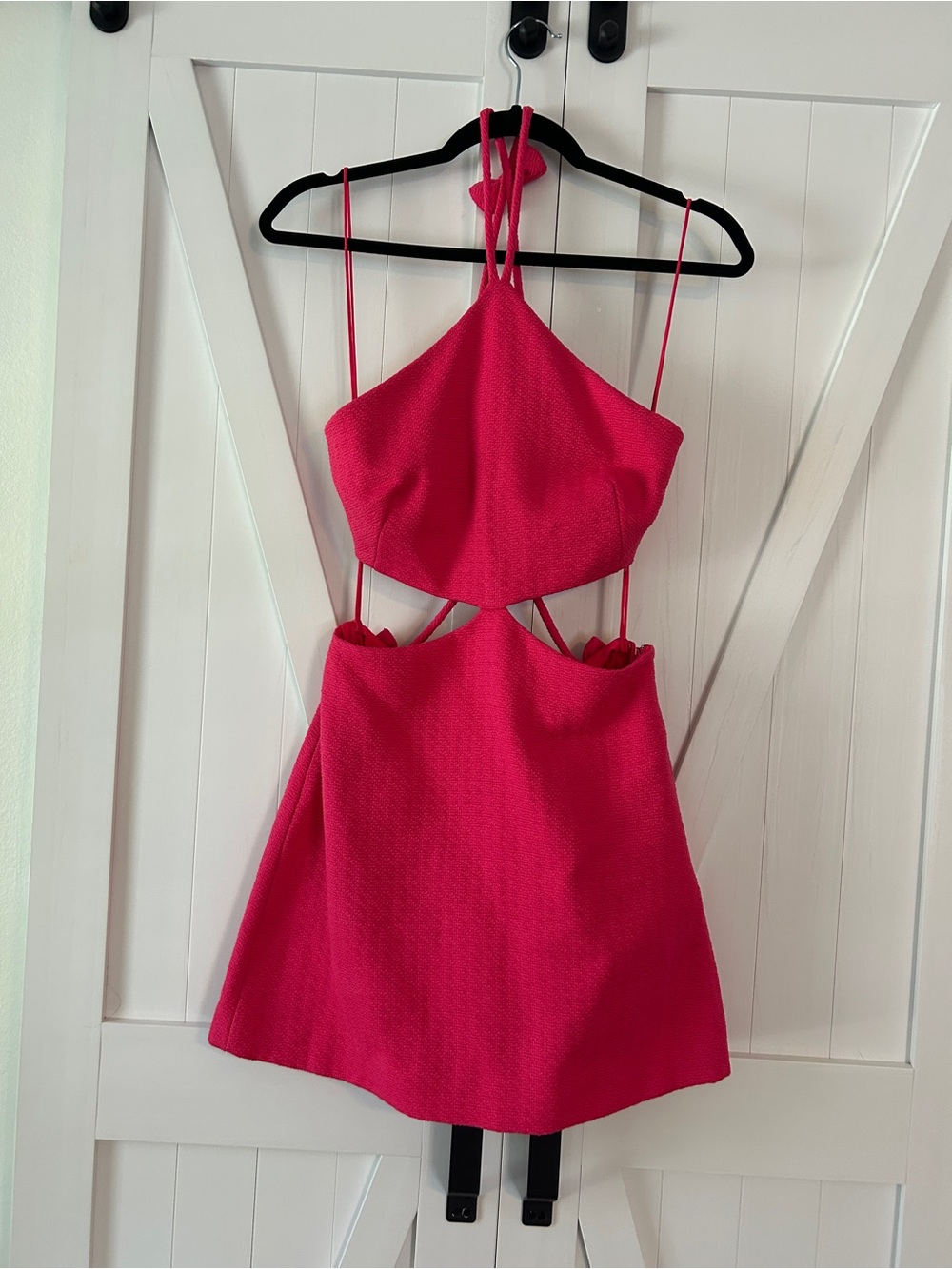 Alexis Fuchsia Pink Cutout Mini Dress - Picture 2 of 5